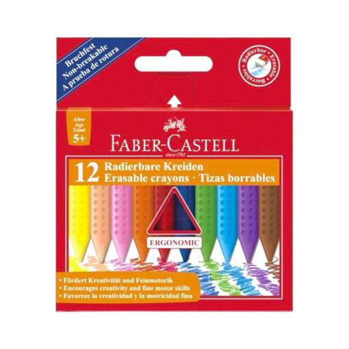 Picture of FABER CASTELL CRAYONS GRIP X12